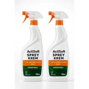 Sprey Krem Amonyaklı 750 ml x 2 Adet | Ultra Güçlü Yağ Çözücü