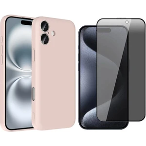 Apple iPhone 16 Kılıf Kamera Korumalı Kartlık Hazneli Zore Vitra Kapak + Hayalet Ekran Koruyucu