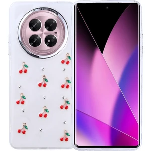 Infinix Zero 40 5g Kılıf Airbag Tasarımlı Simli Şeffaf Zore Kutup Kapak