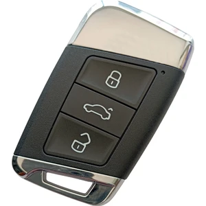 Volkswagen Passat B8 Uyumlu Smart Kumanda Kabı Anahtar Kabı Oto Anahtarlık Logolu