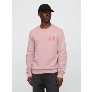 Erkek Açık Pembe Gap Logo Fleece Sweatshirt