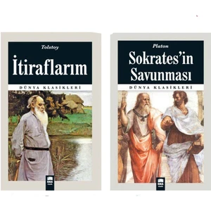 Ema Yayınları Tolstoy Itiraflarım ve Platon Sokrates In Savunması 2 Kitap Set