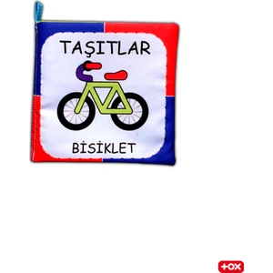 Taşıtlar Kumaş Sessiz Kitap - Bez Kitap