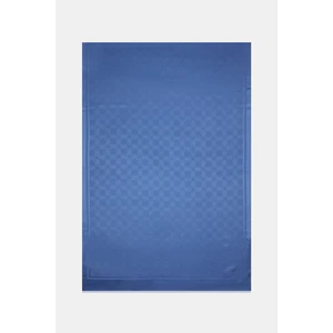 Özel Seri Monogram Jakarlı Şal 40830-KOYU Mavi