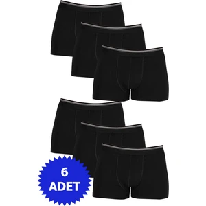 Erkek Likralı Boxer 6'lı Paket