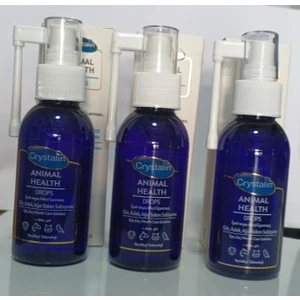 Crystalın Anımal Health, 3 ADET Kedi ve Köpeklerde Göz, Kulak, Ağız ve Yara Bakım Solüsyonu 100 Ml.  3 Adet