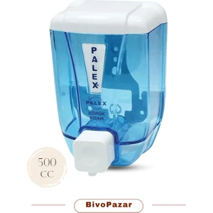 Köpük Sabunluk Köpük 500 cc Sabun Dispanseri Şeffaf Mavi