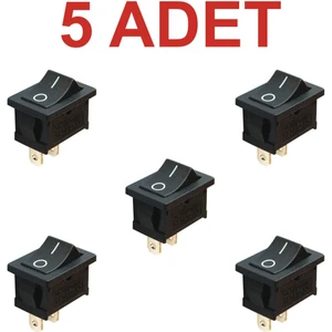 5 Adet 2 Pin Anahtar Güç Anahtarı On-off