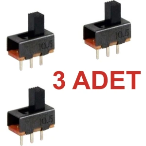 3 Adet Sürgülü Switch 180 Derece Pcb - Ic205