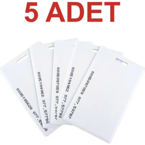 5 Adet Kalın Tip 125khz Rfıd Rfid Manyetik Kart Proximity Göstergeç