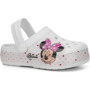 Minnie Mouse Baskılı Kız Çocuk Kaymaz Taban Terlik Havuz Plaj Sandaleti