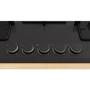 PNQ7B6P30O Serie 4 Gazlı Ocak 75 cm Sert Cam, Siyah