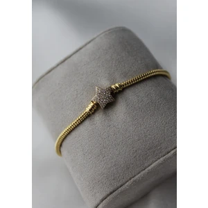 Vıp Çelik Charm Bileklik Yıldız Model