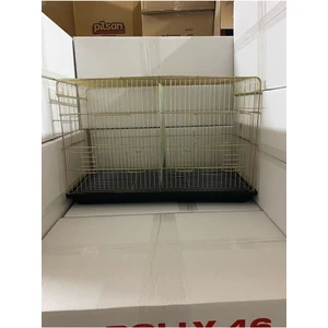 Dayanıklı Metal Bölmeli Çifthane Salma Kuş Kafesi – Geniş Hacimli, Kolay Temizlenen ve Kanaryalar İçin Konforlu Tasarım