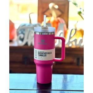 Store Quencher Pipetli Termos Bardak 1.18 Lt, Pink Dust Adr