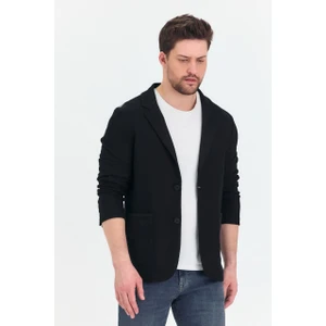 Slimfit Erkek Spor Ceket Örme Pamuk Karışımlı Kumaş Full Stretching Fabric Yeni Sezon