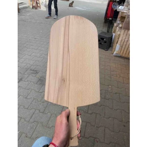 Ahşap Lahmacun Pide ,pizza, Hamur Küreği 60X25 cm