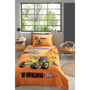 Heavy Machine Tek Kişilik Lastikli Fitted Çarşaf Nevresim Takımı