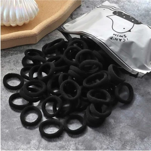 100 Adet Çantalı Lastik Toka Küçük Lastik Toka Küçük Toka Minik Toka Çocuk Tokası Bebek Tokası