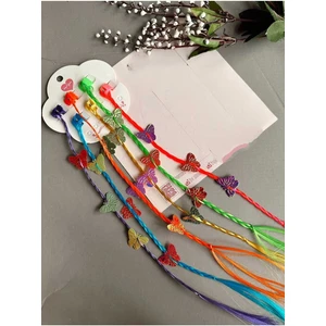 6 Lı Kelebekli Renkli Mini Mandal Toka Seti Renkli Saç Saçlı Toka Çocuk Tokası