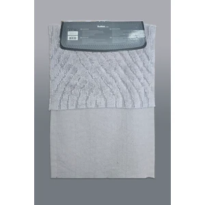 Tufting Roma 2'li Banyo Paspası 60 x 100+50 x 60 Gri