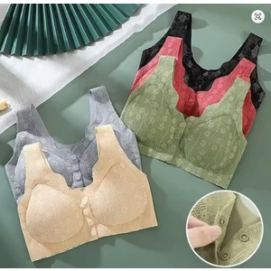 Hafif Dikişsiz Yapmaz Hiç Yok Hissi Veren Vücudu Saran Önden Açılan Rahat Sütyen