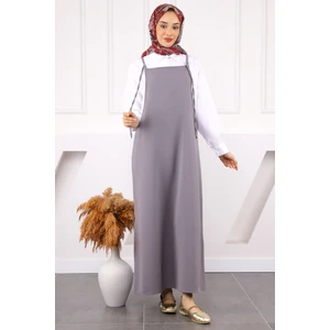 İmaj Butik Siyah Ip Askılı Jile Elbise