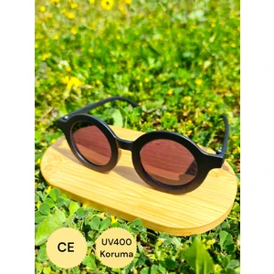 Çocuk Güneş Gözlüğü Iskandinav Model-Siyah Renk(Kutu ve Mendil Hediye)