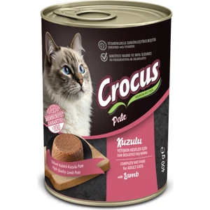 Kuzulu Yetişkin Kedi Konserve Yaş Maması Pate 400 gr x 24