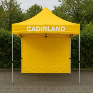 3x3 Sarı Akerdeon Portatif Tente Su Geçirmez