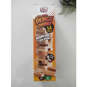 Cpr Toys 54 Parça Ahşap Denge Oyunu Jenga (Akıl ve Zeka Oyunu)