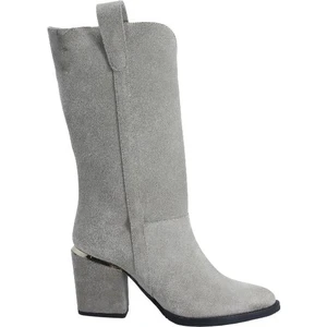 Deri Vızon Çizme Topuklu 855 43 V1 S