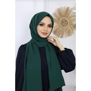 Tesettür Hijab Medine Ipeği Şal*zümrüt
