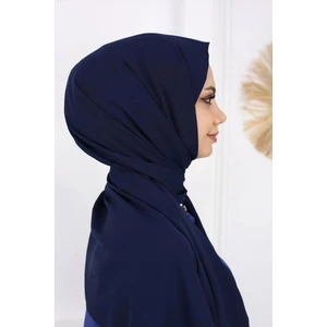 Tesettür Hijab Medine Ipeği Şal*lacivert