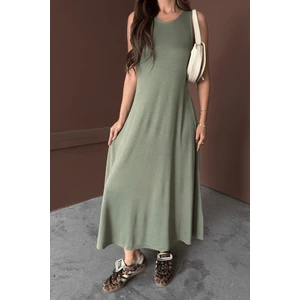 Kadın Eleanor Modal Pike Kumaş Maxi Yazlık Elbise