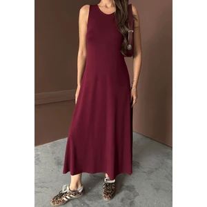 Kadın Eleanor Modal Pike Kumaş Maxi Yazlık Elbise