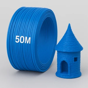 3D Kalem Yazıcı Için 50 Metre Mavi Renk Pla Filament