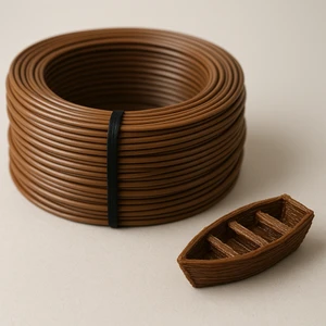 3D Kalem Yazıcı Için 50 Metre Kahverengi Pla Filament