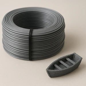 3D Kalem Yazıcı Için 50 Metre Gri Renk Pla Filament