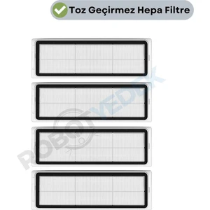 Xiaomi Vacuum Mop 2 (STYTJ03ZHM) Uyumlu  Yedek Hepa Filtre-4 Parça