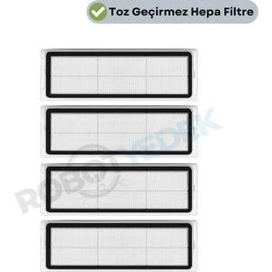 Xiaomi X10 Plus X20 Plus Uyumlu Yedek Hepa Filtre-4 Parça