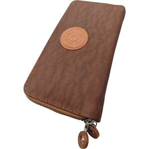 Büyük Boy Yatay Çift Gözlü Kadın Cüzdanı