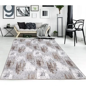 Elifçe Home 150 x 500  cm  Kahve - Kaymaz Tabanlı, Dekoratif ve Yıkanabilir