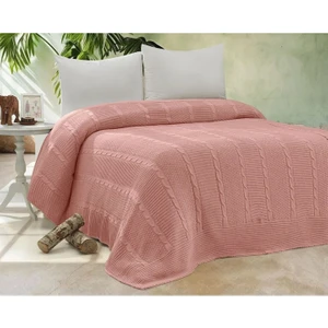 Erguvan Triko Yatak Örtüsü 220 x 240  cm