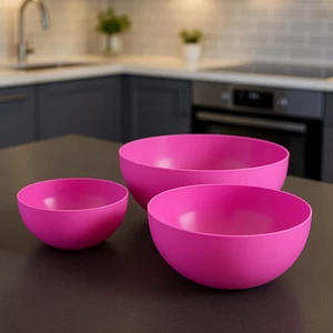 Melkan Home 3'lü Yuvarlak Kase Set