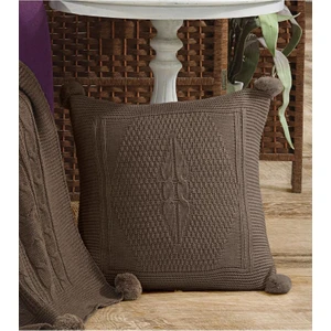 Triko Örgü Kırlent Kılıfı Yastık Kılıfı 45 x 45  cm