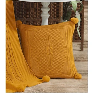 Triko Örgü Kırlent Kılıfı Yastık Kılıfı 45 x 45  cm