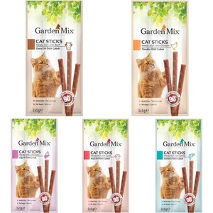 Garden Mix Karışık Kedi Stick Ödül 3*5 gr x 5 Adet