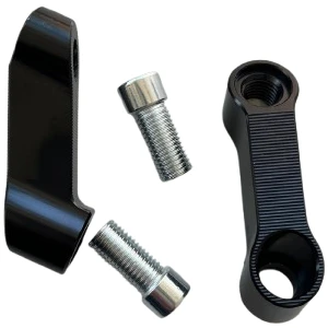 Üniversal Ayna Uzatma Genişletme Aparatı Siyah 10MM Düz Diş Pcx