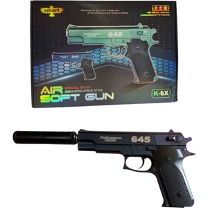 Susturuculu Metal Boncuk Atan 30CM Tabanca + 20 Paket Boncuk